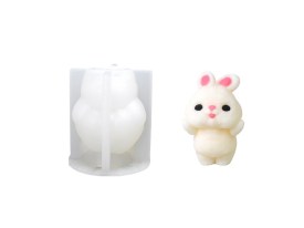 Molde silicona conejito mano levantada